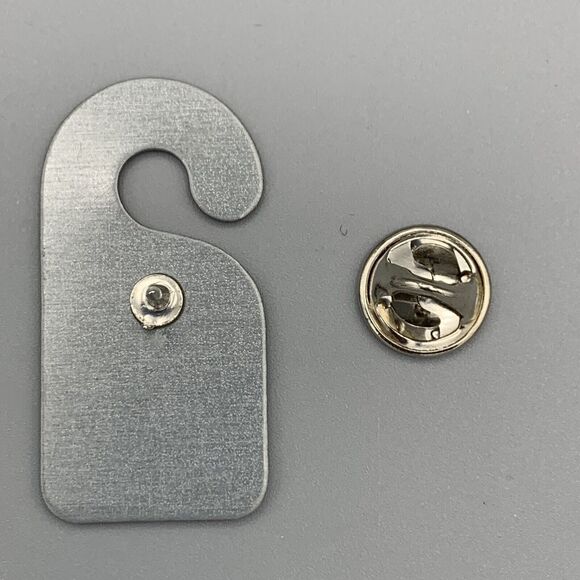 Rainbow Flag LGBTQ Enameled Lapel Hat Pin Tie Tack Door Hanger Shape Gay Pride - Picture 5 of 6